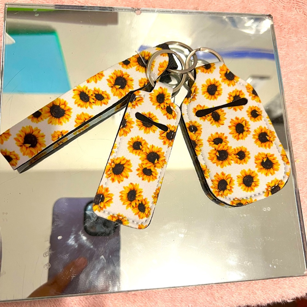 Sunflower keychain
